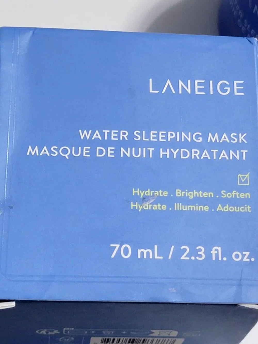 LANEIGE Water Sleeping Mask Cooling Gel Full Size 2.3 Ounces